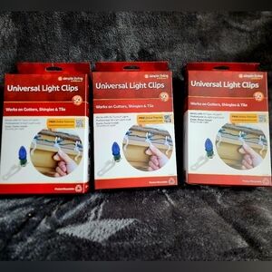Bundle of 3 NWT universal light clips 50 pc in each for Halloween, Christmas